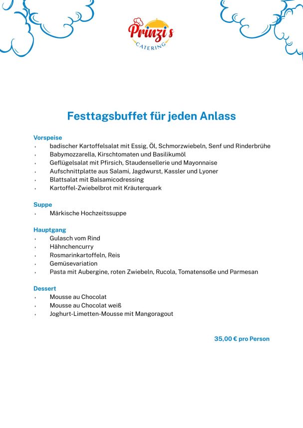 Festtagsbuffet
